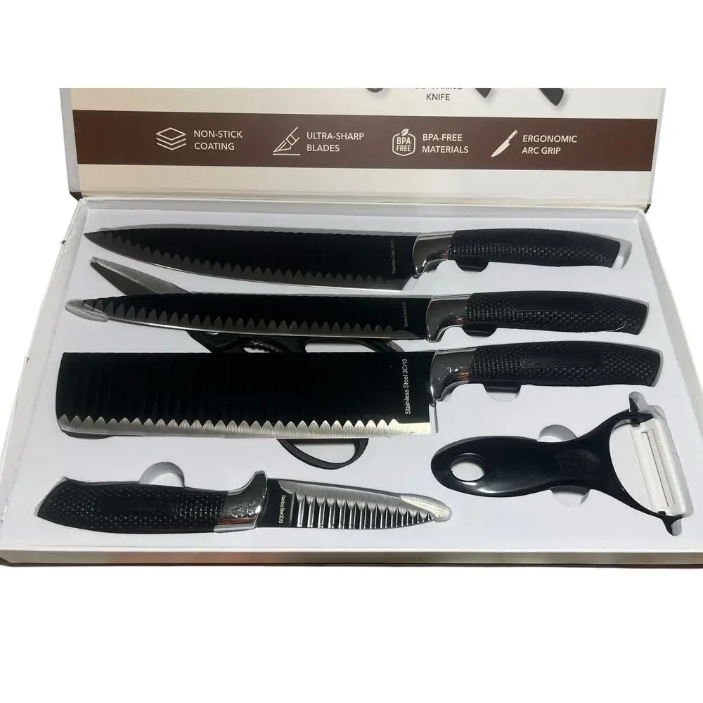 Livmore Sharp Edge 6 Piece Kitchen Knife Set NWT